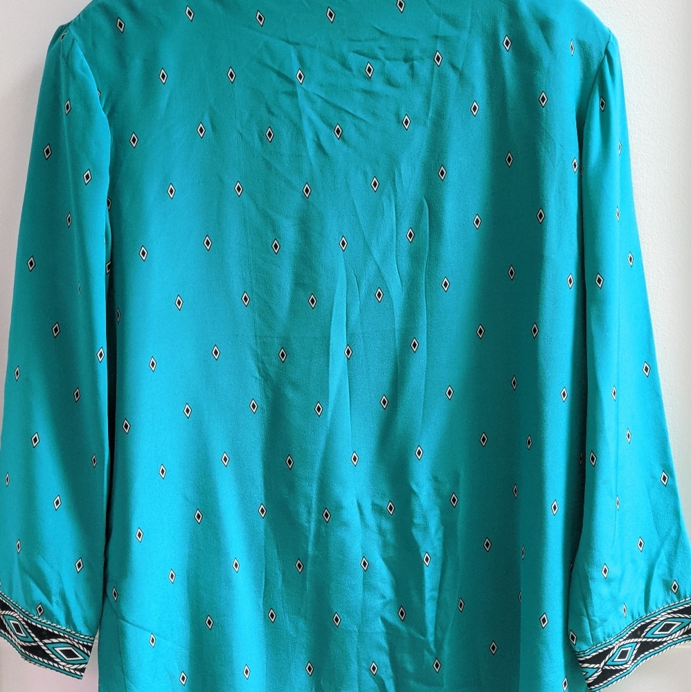 Vintage 100% silk blouse - Picture 6 of 9